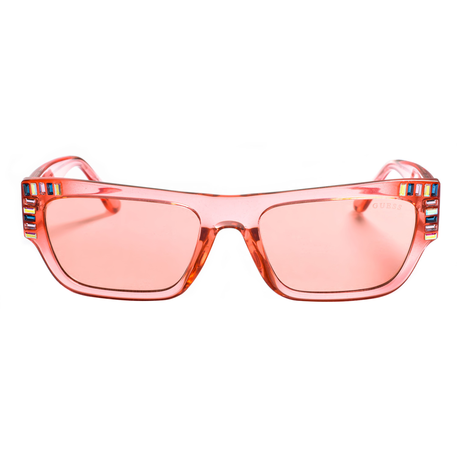 Acetat-Sonnenbrille für Damen in rechteckiger Form GU7902 Guess Image