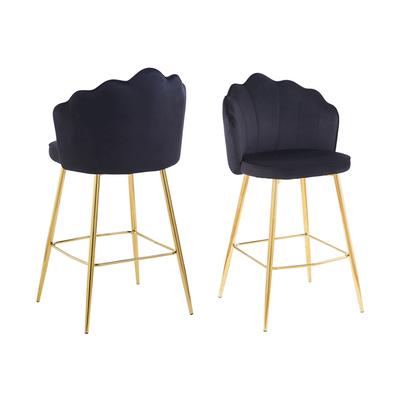 SalesFever »Arielle« Barhocker 2er-Set schwarz 52x100x54 cm Image