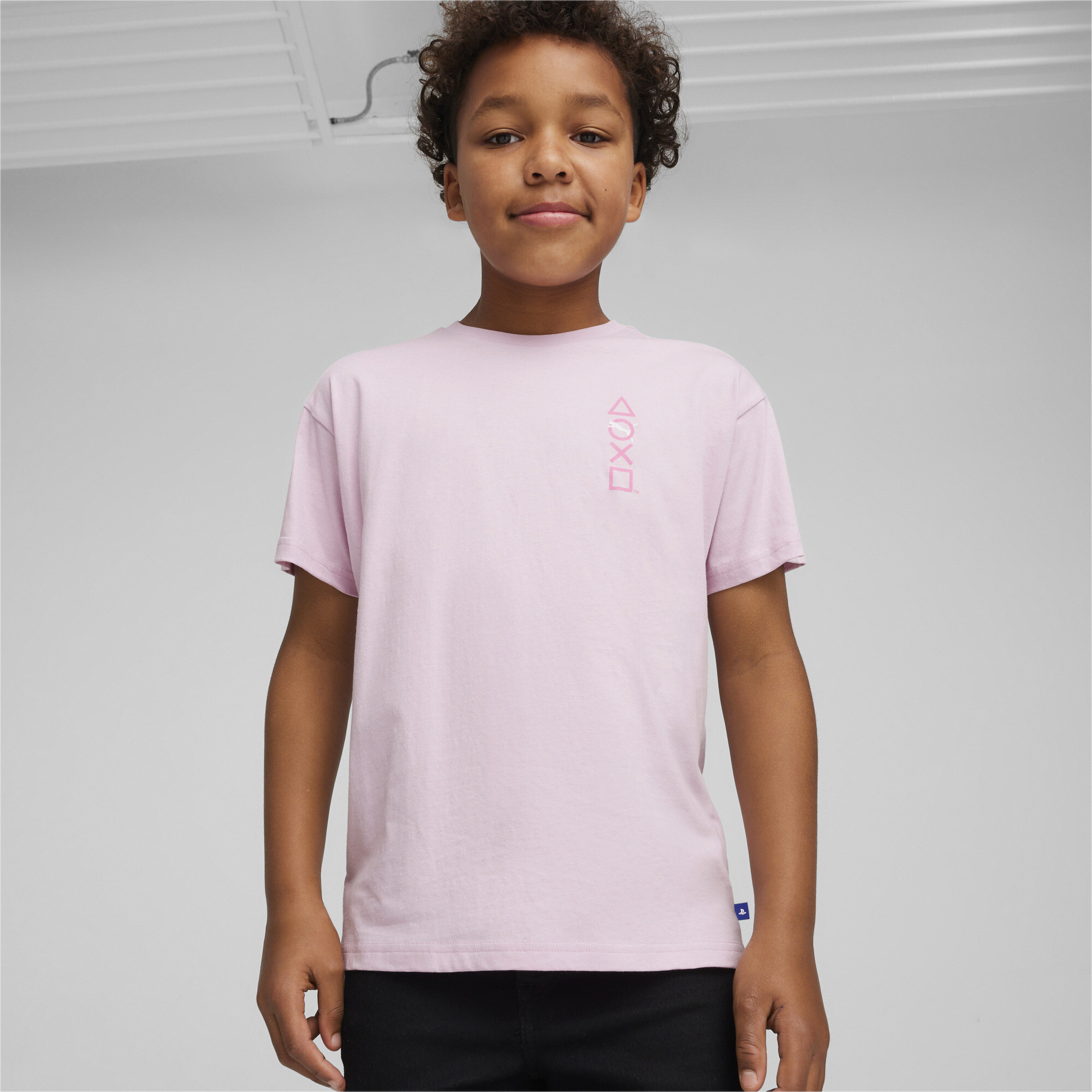 Puma x Playstation Boys T-shirt - Purple Cotton - Size 11-12Y | Puma Sale | Discount Designer Brands