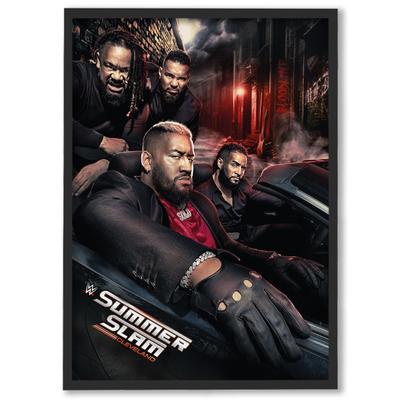 WWE SummerSlam Cleveland Autoposter - Gerahmt A3 Image