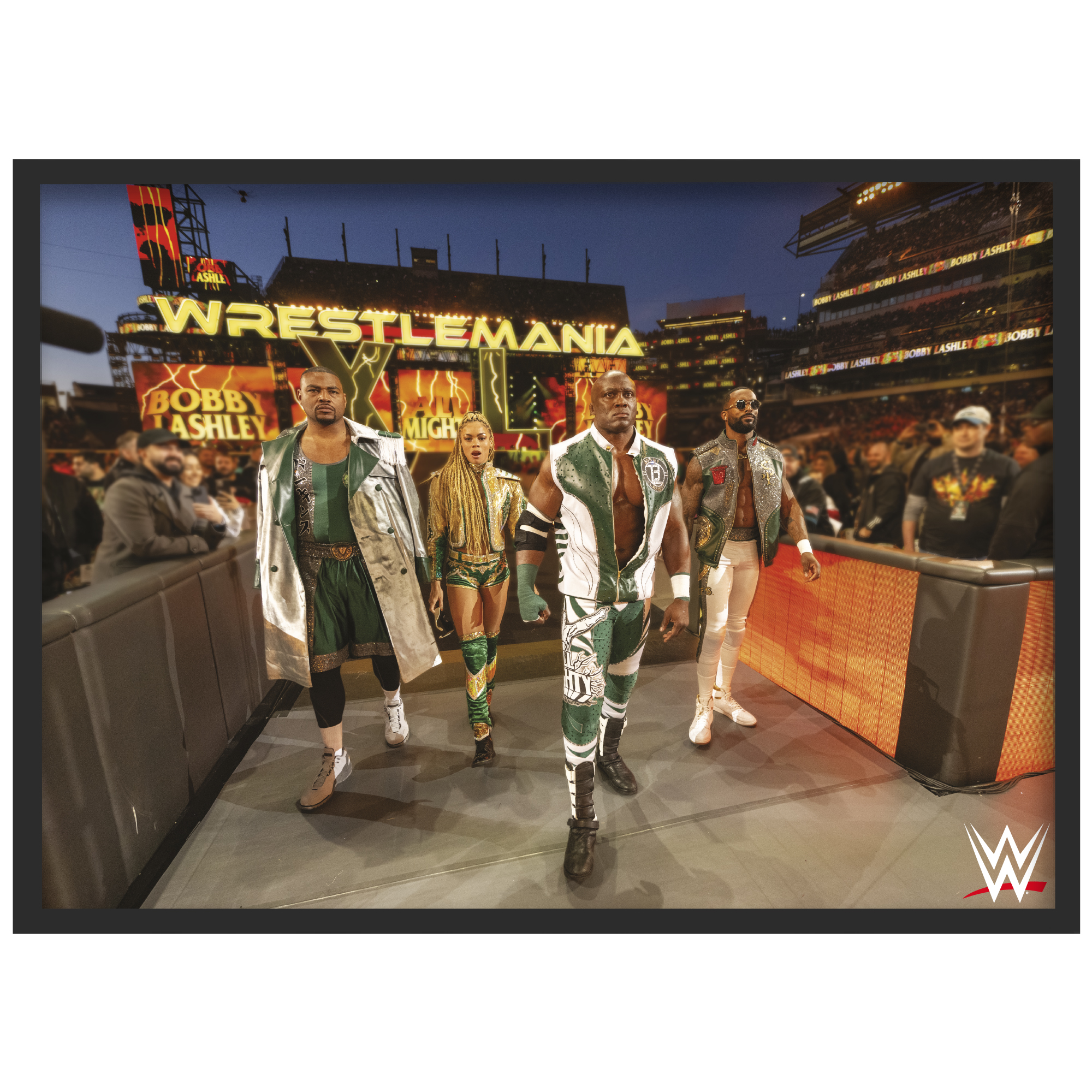 WWE The Pride Eingangsposter WrestleMania – gerahmt A3