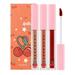 Velvet Lip Glaze Non Stick Cup Three Sets Lip Gloss Cute Set Lipstick Long Lasting Lipstick Lip Gloss Makeup For Women Girls 1 Items Lipstick Lip Stains Organic Lipstick Makeup Lot Lip Color G Ft G