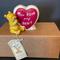 Disney Accents | Disney Winnie The Pooh "You Have My Heart" With Pencil, Heart, And Flowers | Color: Red/Yellow | Size: Os