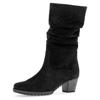 Stiefel GABOR "Palma", Damen, Gr. 42, Normalschaft, schwarz, Nubukleder, unifarben, klassisch, Schuhe, Tricherabsatz, Businessstiefel mit Innen-Reißverschluss