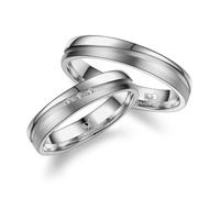 Trauring MARRYA Titan Ringe Trauringe Eheringe Partnerringe Gr. 50, silber (damen ring, silber), Fingerringe, Damen, 50, Titan