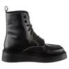 Schnürboots LEVI'S "LUNA", Damen, Gr. 39, schwarz, Lederimitat, modisch, Schuhe, Plateau, Schnürstiefelette, Boots mit Kontrastnähten