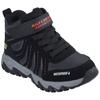 Winterstiefel SKECHERS "RUGGED RANGER-HYDRO SCOUT", Kinder, Gr. 33, schwarz (schwarz, rot), Lederimitat, Textil, sportlich, Schuhe, Trekkingschuh, Outdoorschuh, Schnürboots mit Fleece Futter