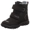Winterstiefel SUPERFIT "HUSKY WMS: Mittel", Kinder, Gr. 27, schwarz (schwarz, grau), Textil, sportlich, Schuhe, Snowboots mit wärmendem Textilfutter, Größenschablone zum Download