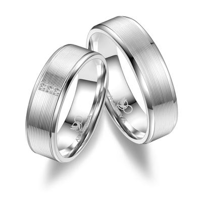 Trauring MARRYA "Silber Ringe Trauringe Eheringe Partnerringe" Gr. 64, silber (herren ring, silber), Fingerringe, Damen,