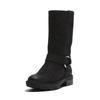 Stiefel TIMBERLAND "BRIMFIELD TALL PULL ON BOOT", Damen, Gr. 41, schwarz (schwarz suede), Leder, sportlich, Schuhe, Winterschuhe, Winterstiefel