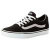 Sneaker VANS "Ward", Gr. 42, schwarz (metallic sidestripe schwarz), Leder, Synthetik, sportlich, Schuhe