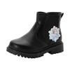 Chelseaboots DISNEY "Frozen", Damen, Gr. 29, schwarz, Synthetik, mehrfarbig, sportlich, Schuhe, Stiefelette, Winterschuhe