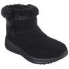 Winterboots SKECHERS "ON-THE-GO STELLAR-COZY STEP", Damen, Gr. 35, schwarz, Veloursleder, casual, Schuhe, Winterstiefel, Schnürstiefel, Boots mit Warmfutter