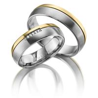 Trauring MARRYA Titan Ringe Trauringe Eheringe Partnerringe Gr. 72, gold (herren ring, gold, silber), Fingerringe, Damen, 72, Titan