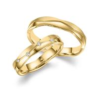 Trauring MARRYA Titan Ringe Trauringe Eheringe Partnerringe Gr. 52, gold (damen ring, gold), Fingerringe, Damen, 52, Titan