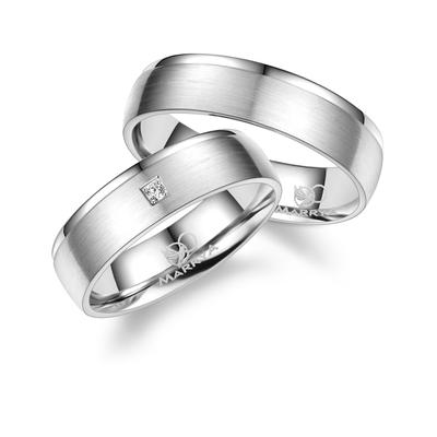 Verlobungsring MARRYA "Silber Ringe Trauringe Eheringe Partnerringe" Gr. 66, silber (damen ring, silber), Fingerringe, D