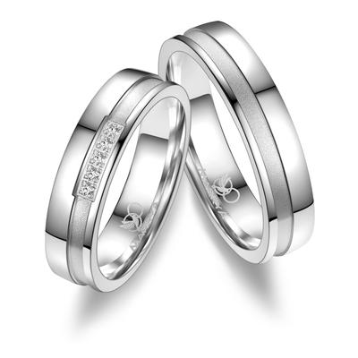 Trauring MARRYA "Silber Ringe Trauringe Eheringe Partnerringe" Gr. 56, silber (damen ring, silber), Fingerringe, Damen, 