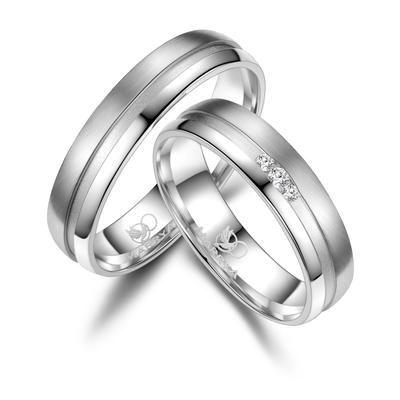 Verlobungsring MARRYA "Silber Ringe Trauringe Eheringe Partnerringe" Gr. 60, silber (damen ring, silber), Fingerringe, D