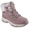 Winterboots SKECHERS "TREGO-", Damen, Gr. 41, lila (mauve), Veloursleder, casual, Schuhe, Chunky Boots, Freizeitschuh, Winterstiefel mit Plateausohle