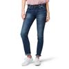 Straight-Jeans TOM TAILOR "Alexa Straight", Damen, Gr. 26, Länge 30, blau (mid stone wash), Denim/Jeans, Obermaterial: 98% Baumwolle, 2% Elasthan, unifarben, casual, gerade lang, Jeans, in 5-Pocket-Form, Topseller