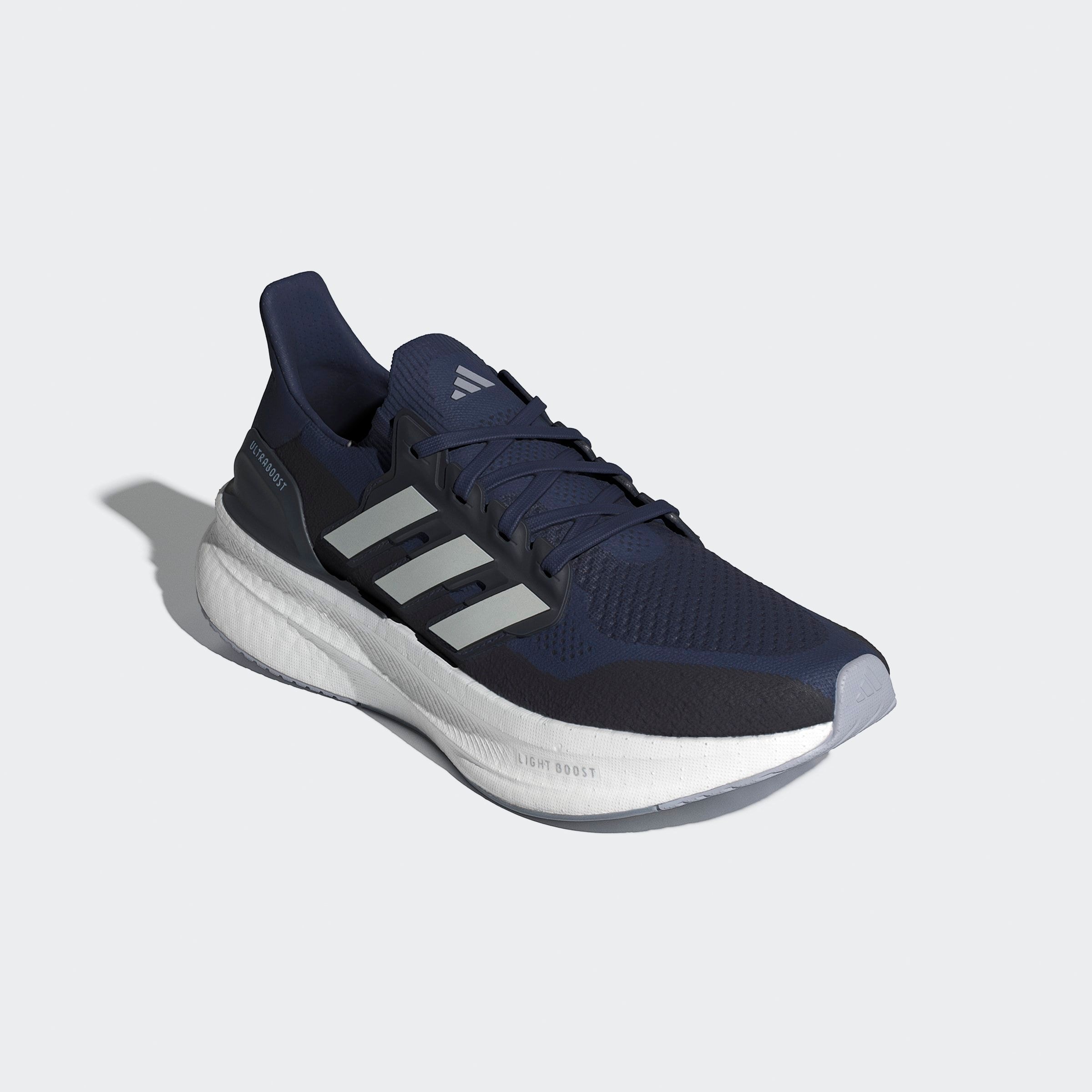 Laufschuh ADIDAS PERFORMANCE "ULTRABOOST 5", Damen, Gr. 41, blau (dunkelblau, zero metallic, legend ink), Synthetik, Textil, Schuhe Laufschuh