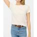 J. Crew Tops | J. Crew Vintage Slub Cotton Crewneck Tee S White Top J.Crew Be092 | Color: White | Size: S