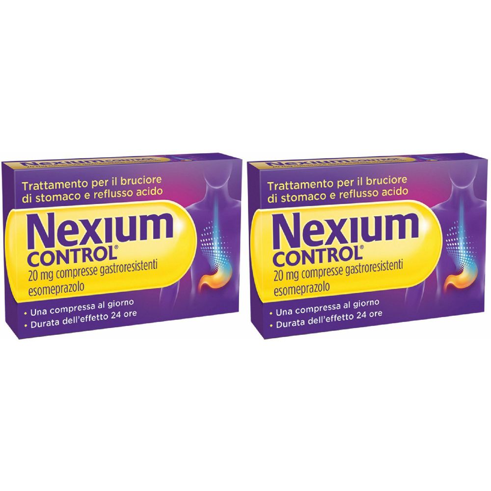 Nexium Control 20 mg compresse gastroresistenti 2x7 pz Compresse