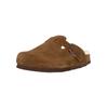 Hausschuh CRUZ "Camillo", Herren, Gr. 45, braun, Leder, casual, Schuhe, mit warmem Fleece-Innenmaterial