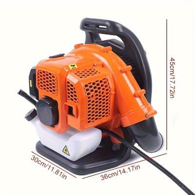 TEMU Commercial Gas Leaf Blower Backpack 2 Strokes 42.7cc Grass Lawn Blower 6800r/min