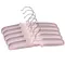 5pcs Sponge Padded Satin Hanger Clothes Rack Clothes Coat Hanger Metal Clothes Drying Stand Home