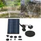 Solar Panel Powered Water Feature Pump with 6 Nozzles Outdoor Solar Water Fountain Pump Garden Pool