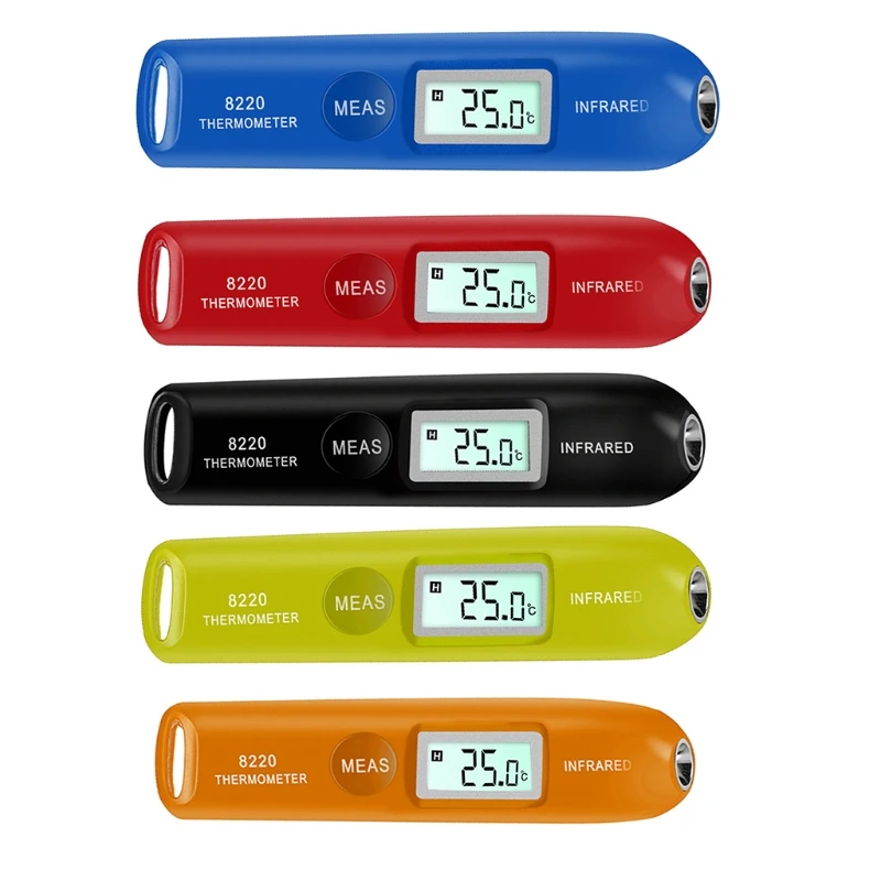 Mini Therye.com infrarouge numérique pour la cuisine, stylo de poche portable pour la température, la cuisson des aliments, le barbecue, la friture de bonbons, la détermination des aliments
