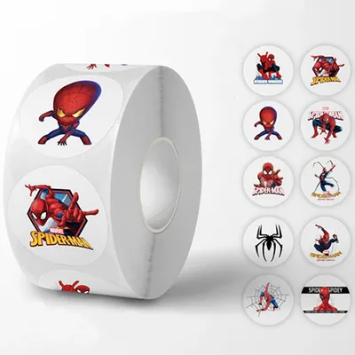 500 teile/satz Film Spiderman Aufkleber Disney Anime Aufkleber DIY Skateboard Laptop Motorrad Buch Image