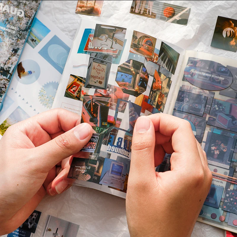 20 teile/los Vintage INS foto sky aufkleber buch DIY Tagebuch Dekoration label aufkleber Album Scrapbooking Handwerk Liefert Image