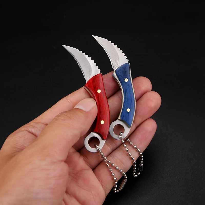 Tragbares edc Taschen messer tragbares Schlüssel messer Klauen messer Box Cutter Mini Box Cutter nach Hause, Wander gerät Image