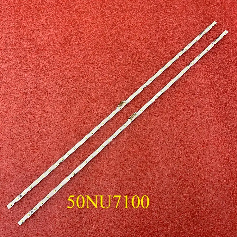 2 stücke LED-Streifen für SamsungTV UE50NU7025K UN50NU6950 UE50RU7090U UE50NU7470U UN50NU7100 UE50NU7100 UE50NU7020 50NU7100 UN50NU6900 Image
