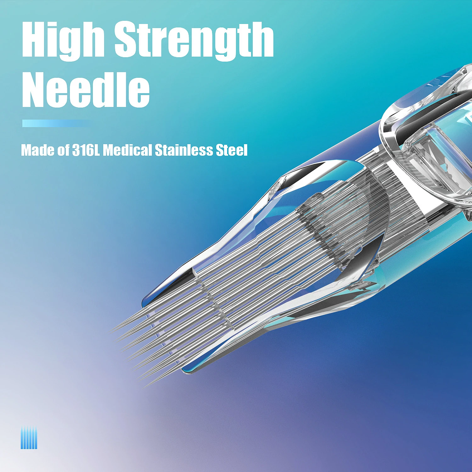 50/20/10pcs transparente Tattoo Patronen nadeln Einweg sterile Permanent Make-up Tattoo Nadeln für Tattoo Pen Maschine Image