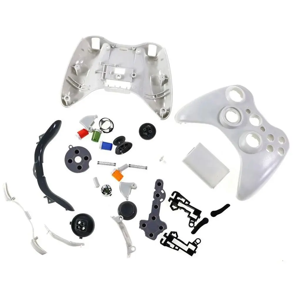 Wireless Controller Case Cover Kit Thumbsticks für Xbox 360 Gamepad Vollständige Gehäuseschale und Tasten Image