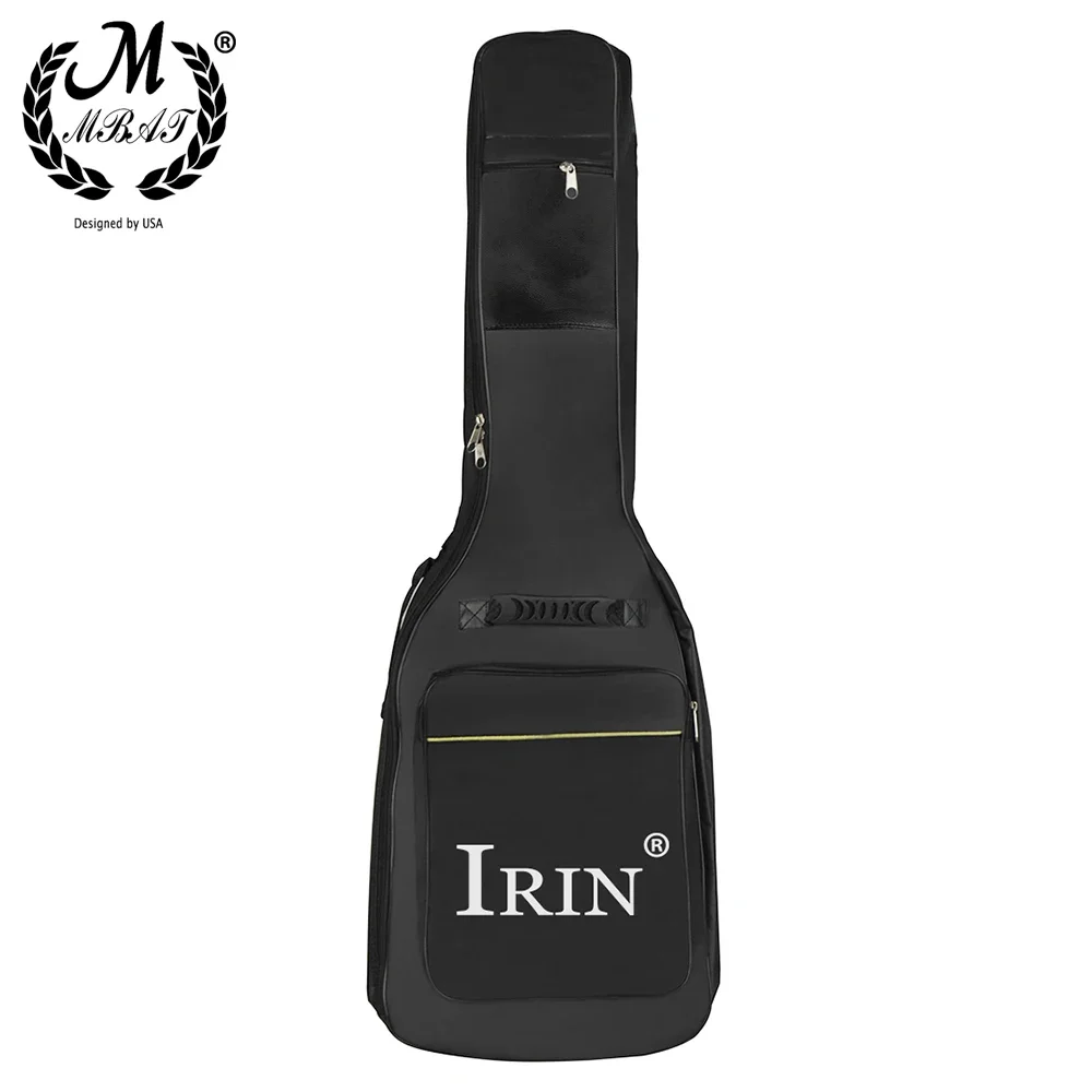 M mbat E-Gitarren koffer Gig Bag schwarz wasserdicht Oxford Stoff Tasche Gitarren zubehör Musik instrument Aufbewahrung rucksack Image