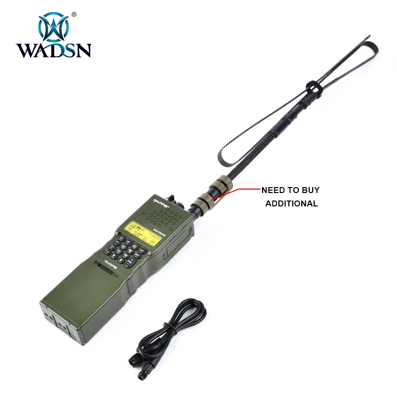 WADSN Taktisches Militär-Softair-Armee-Radio PRC 152 Dummy-Funkgehäuse-Antennenpaket Talkie Walkie Interphone-Modell Cospaly Image