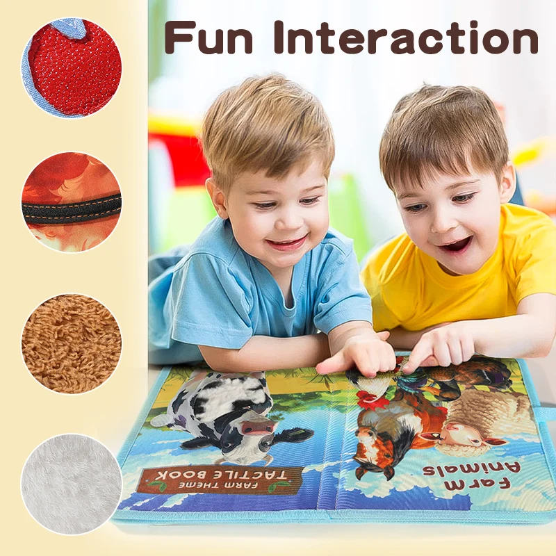 Aufklärung und frühe Bildung für Kinder, kognitive Bilderbücher, simulierte Tiere, Kindergeschenk Image