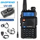 Baofeng UV-5R Usb Lange Afstand Dual Band Ham Amateur Met Vhf Uhf Fm Cb 128CH portatile a lungo raggio Radio bidirezionale portatile