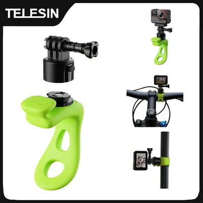 Telesin Quick Release Action Kamera halterung Silikon verstellbare Mini Soft Halterung für Gopro Insta360 Dji Action Kamera Zubehör