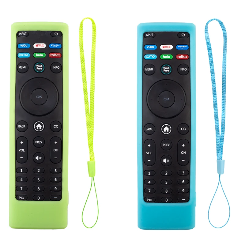 Hülle für Vizio Remote, Silikonhülle für Vizio Remote XRT140 PREV D Universal Smart TV Control Skin Sleeve für Vizio Remote Image