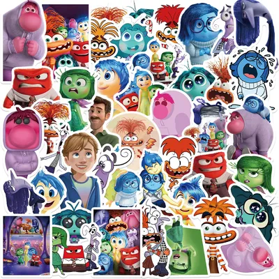 50 teile/paket von innen nach außen 2 Aufkleber Cartoon Anime Aufkleber Disney niedlichen Skateboard Kühlschrank Telefon Notebook Graffiti Kinder Geschenk Spielzeug Image
