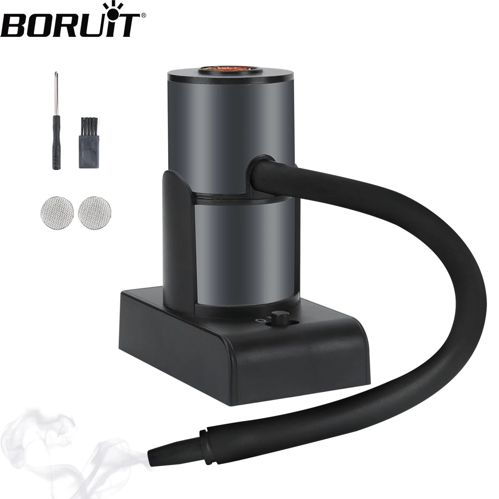 Boruit sk301 rauch infuser tragbare küche molekular maschine kalt rauch generator box fleisch verbrennungs bar kochen rauch pistole für grill Image