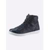 Stiefelette ANDREA CONTI, Damen, Gr. 37, blau (marine), Leder, Glattleder, modisch, Schuhe