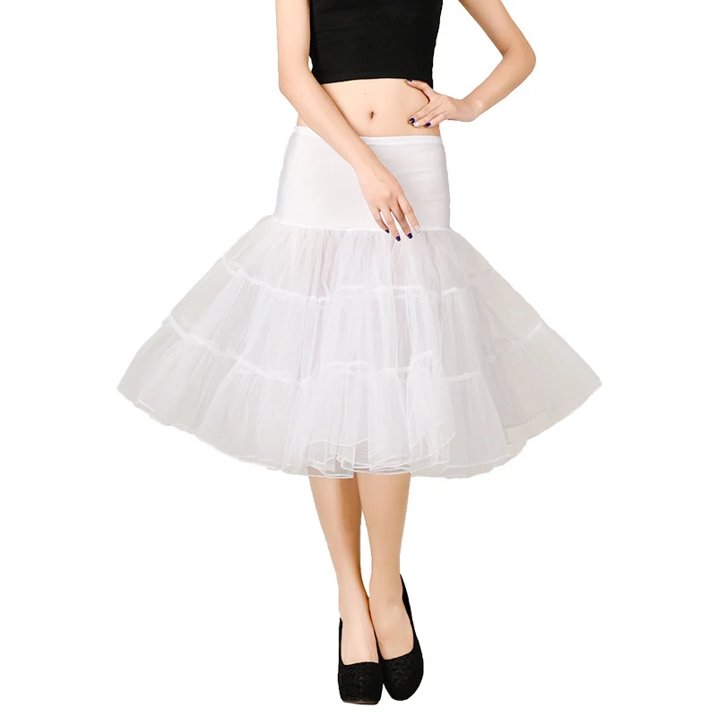 Röcke Vintage 50er 60er Jahre Frauen Ballkleid Tutu Rock Swing Rockabilly Petticoat Unterrock flauschigen Pettis kirt für die Hochzeit