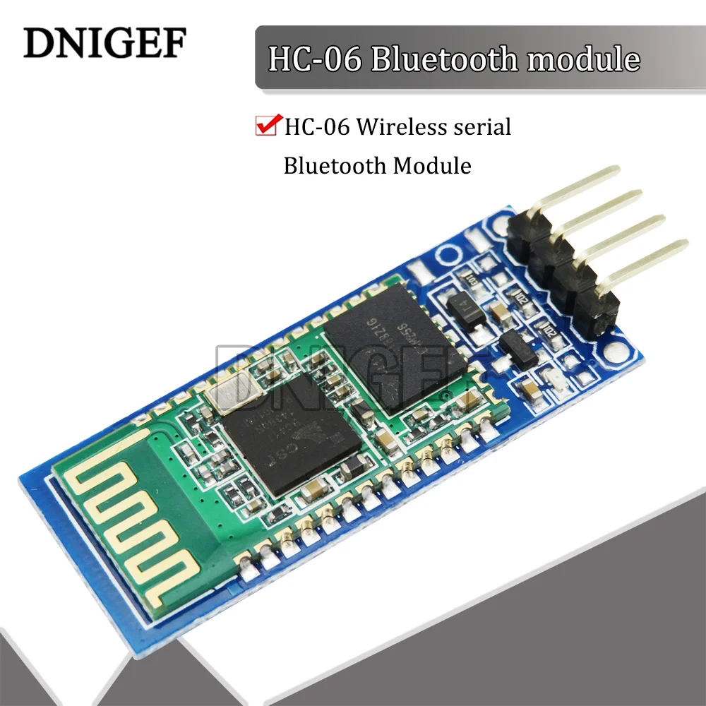 Dnigef hc06 HC-06 drahtlose serielle 4 pin bluetooth rf transceiver modul rs232 ttl für arduino bluetooth modul Image