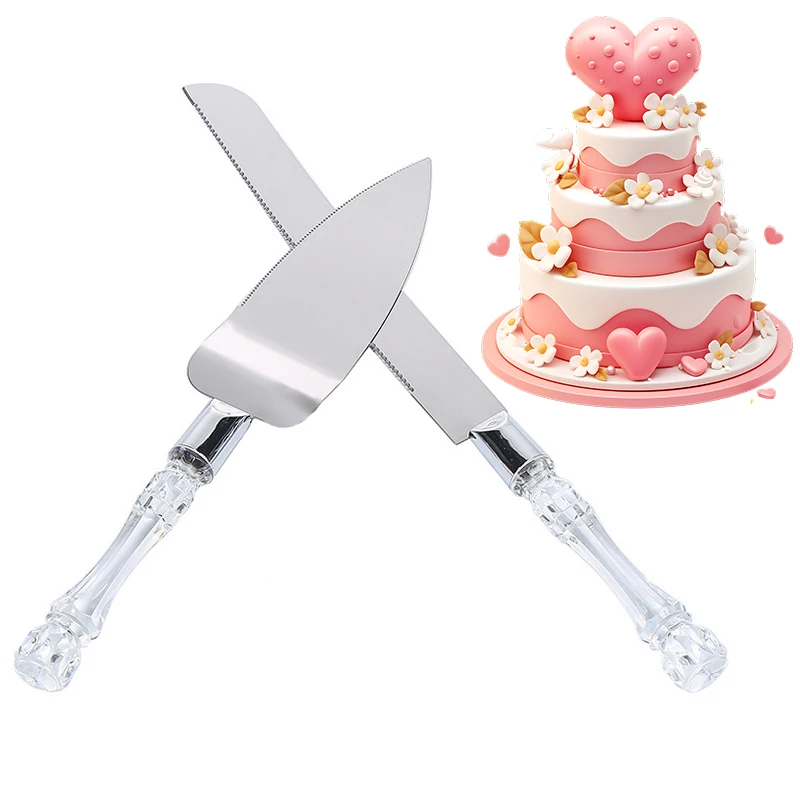 Set di pale per torte taglierina per torte e spatola per torte in acciaio inossidabile, Set per tagliare torte per matrimoni, compleanni, anniversari e feste